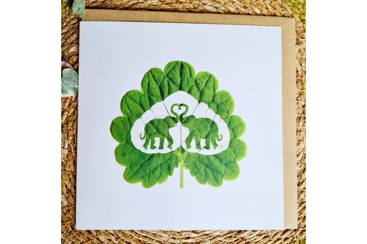 1 Tree Cards - Elephant Love