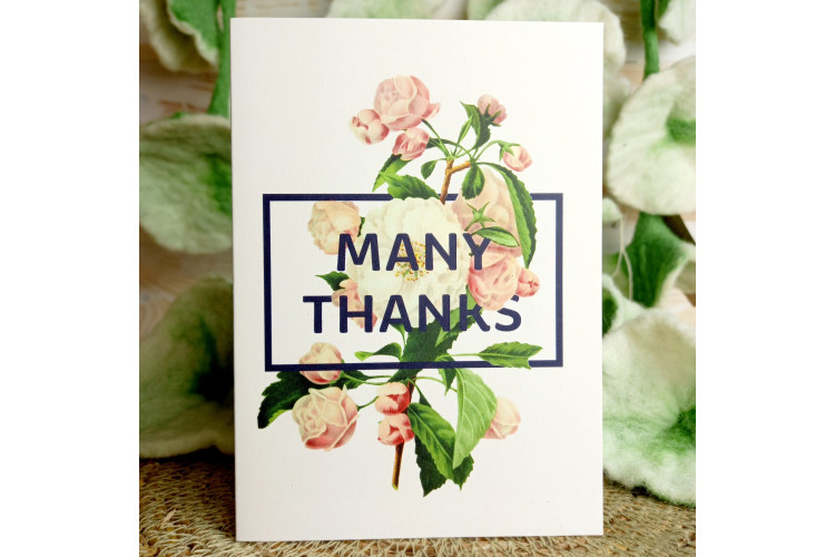 1 Tree Cards - Many Thanks