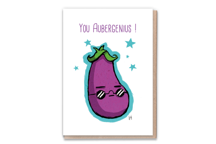 1 Tree Cards - You Aubergenius!