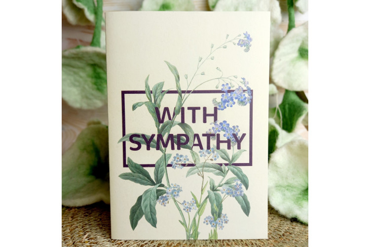 1 Tree Cards With Sympathy Bloom