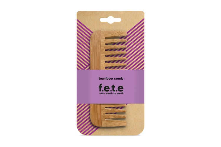 Wide Bamboo Comb