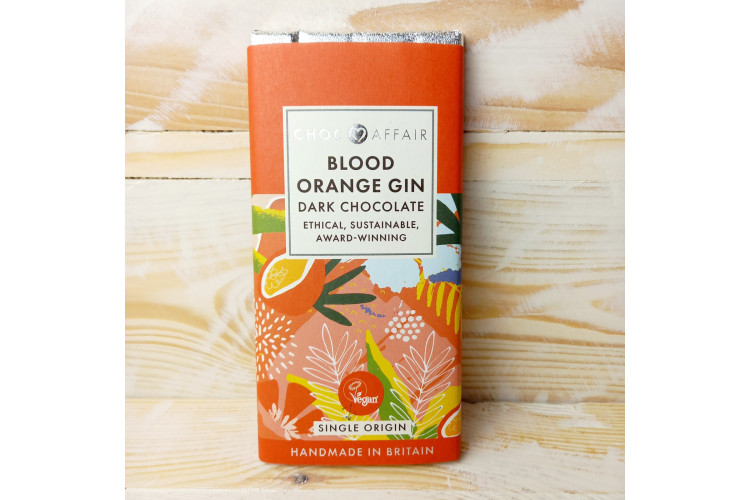 Dark Chocolate Bar - Blood Orange Gin