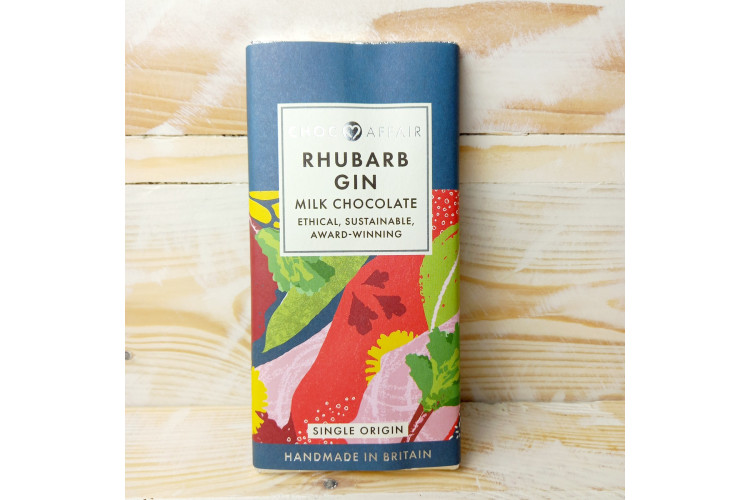 Milk Chocolate Bar - Rhubarb Gin