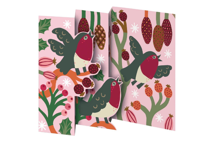 Christmas Chorus Trifold Card Pack of 5