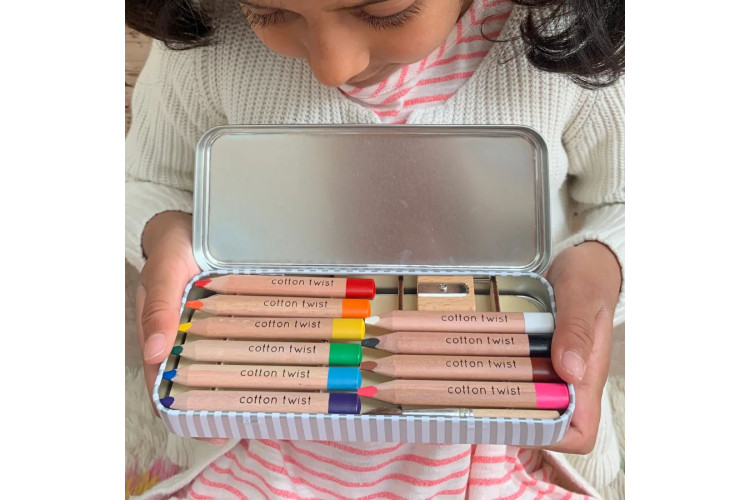 Cotton Twist Bright Mix Watercolour Pencils Set