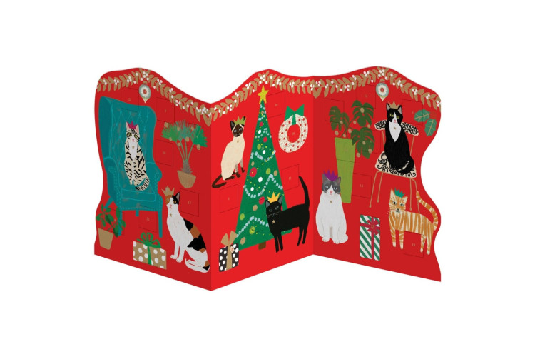Cozy Cats Trifold Advent Calendar