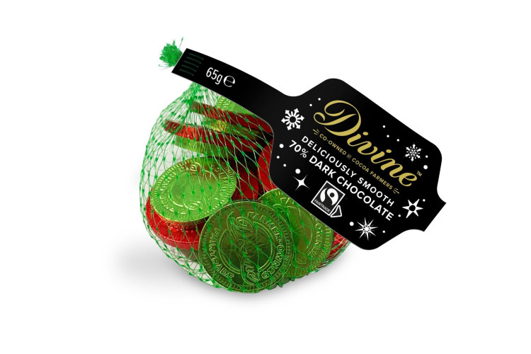Divine 70% Dark Chocolate Coins