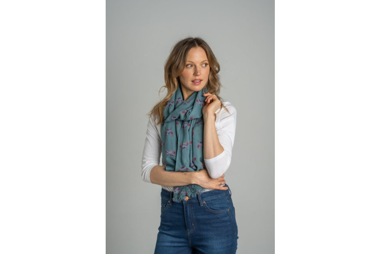 Earth Squared Highland Cow Scarf