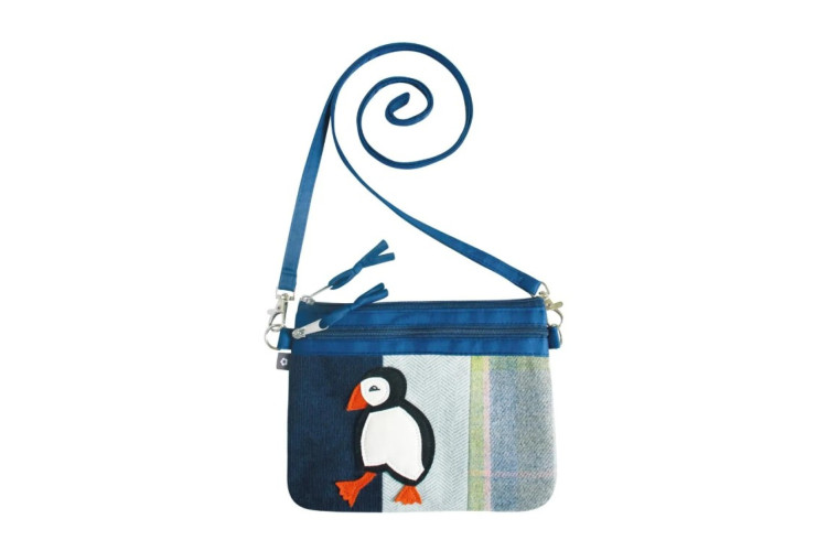 Earth Squared Applique Pouch Bag- Puffin