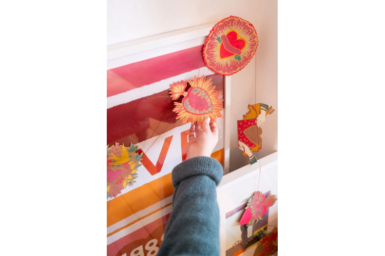 East End Press Heart Sewn Garland