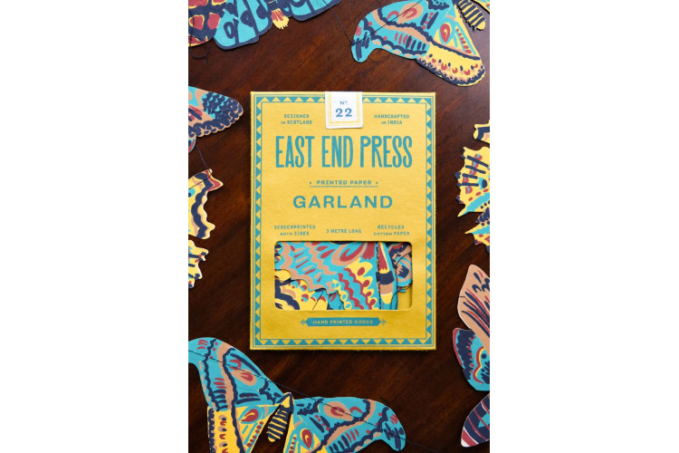 East End Press Moths Paper Garland