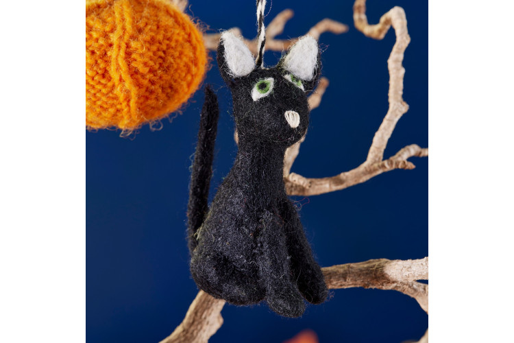 Felt Black Cat
