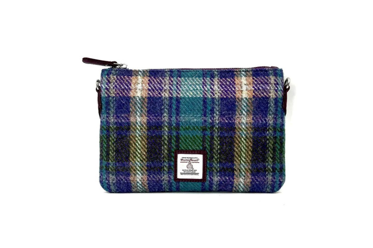 Harris Tweed Clutch Zip Purse Bag