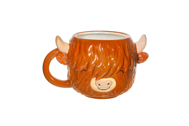 Highland Cow Shaped Mug