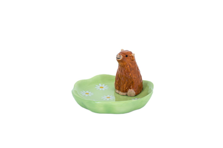 Highland Cow Trinket Dish