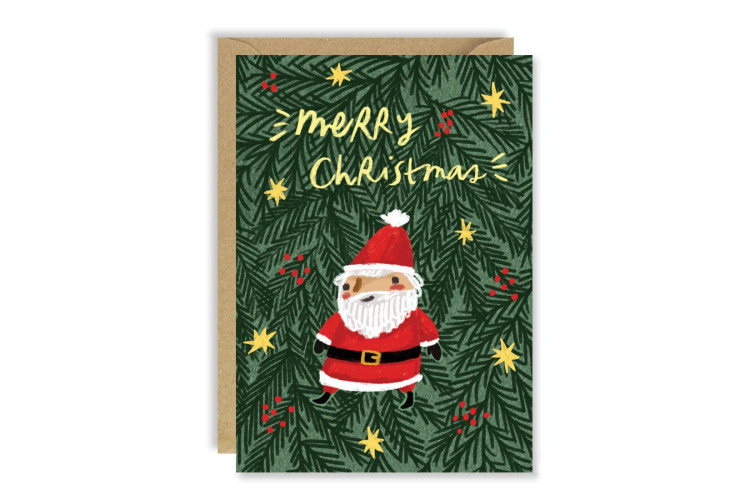 Joy Nevada Cards- Ornament Santa