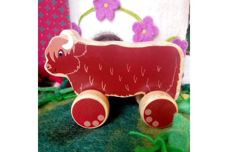 Lanka Kade Highland Cow Push Along