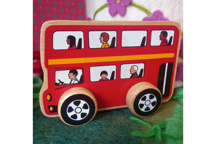 Lanka Kade Wooden Bus Push Along