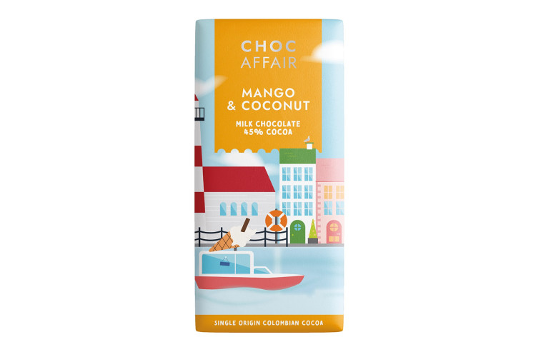 Mango & Coconut Milk Chocolate Bar