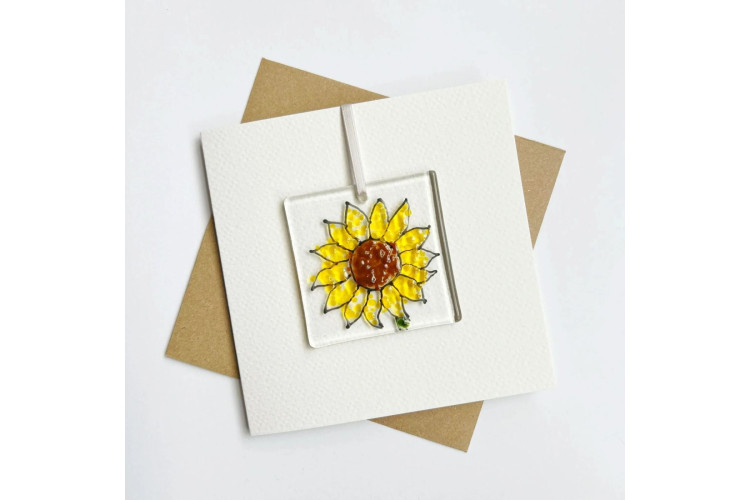 Marc Peters Sunflower Glass Card