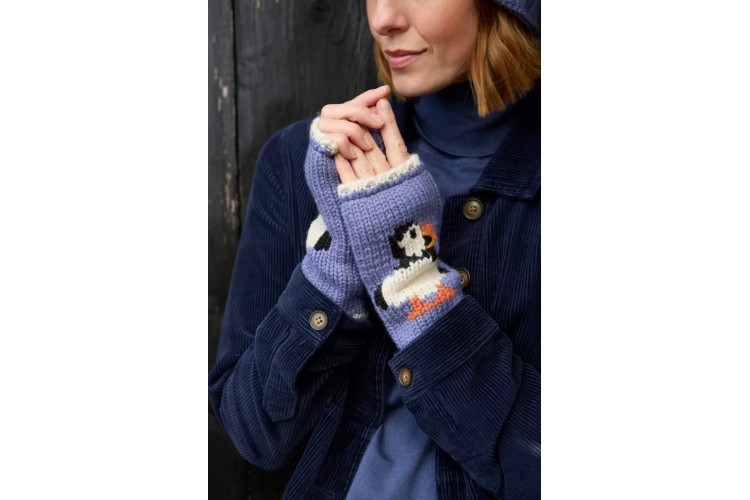 Merino Puffin Handwarmer