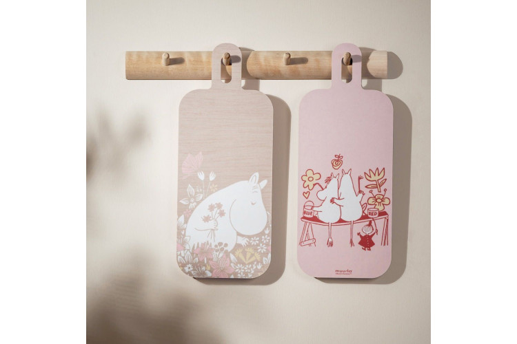 Moomin Chop & Serve Board - Flower Field (13 x 33 cm)