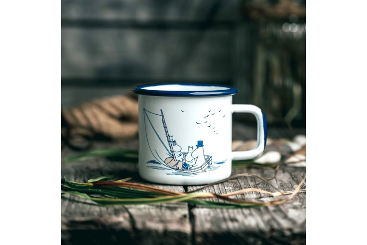 Moomin Enamel Mug – Sailors (0.37L)