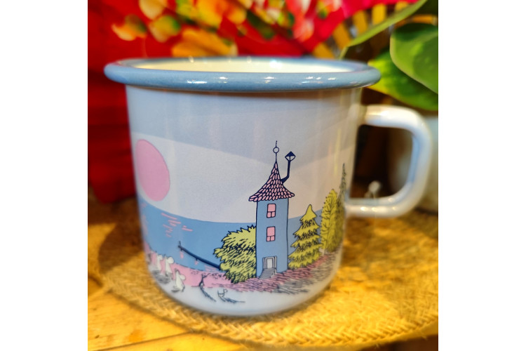 Moomin Extra Large Enamel Mug/Sunset 550ml