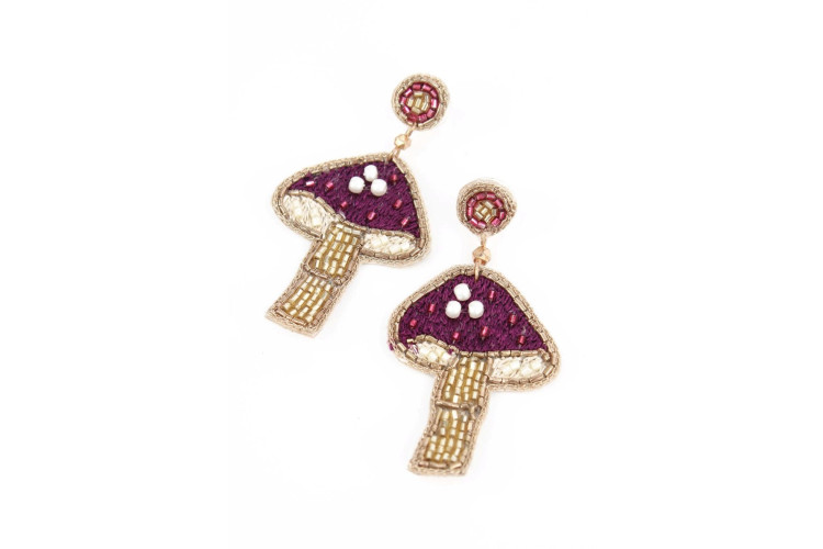 Mushroom Earrings