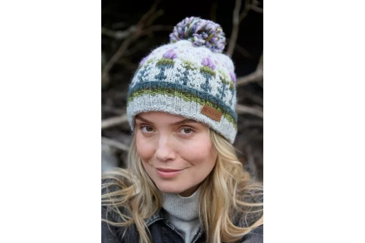 Pachamama Thistle Bobble Beanie