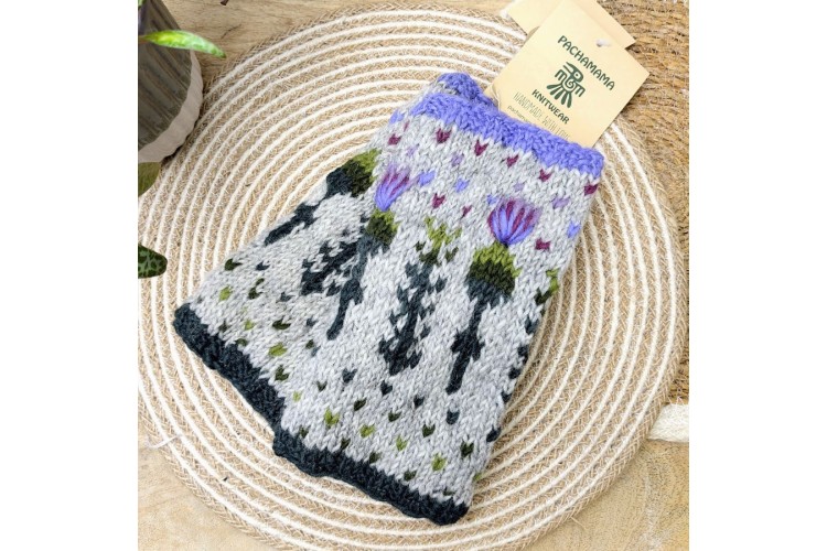 Pachamama Thistle Wrist Warmers
