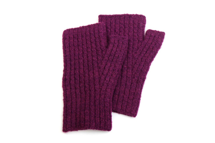 POM Recycled Mixed Fingerless Mittens