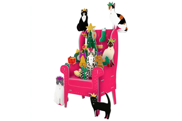Cosy Cats Large Pop & Slot Advent By Roger La Borde