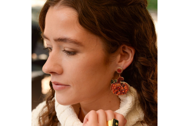 Pumpkin Earrings