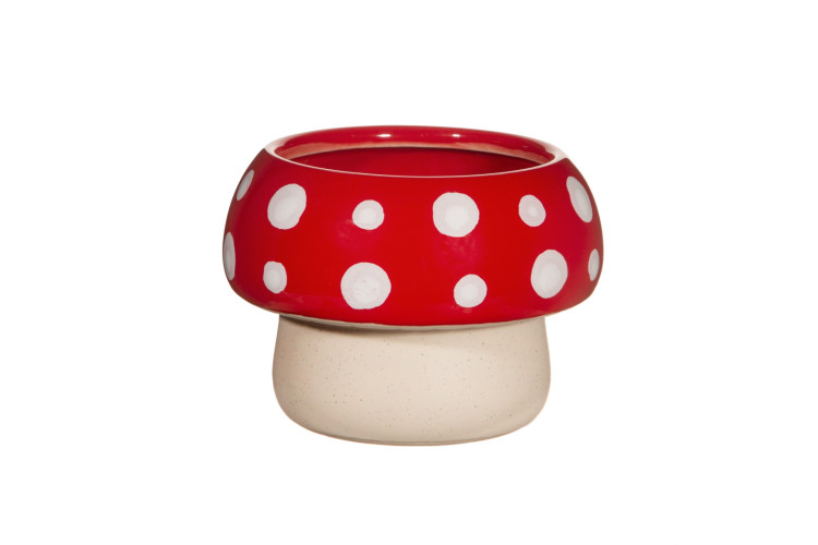 Red Mushroom Large Planter