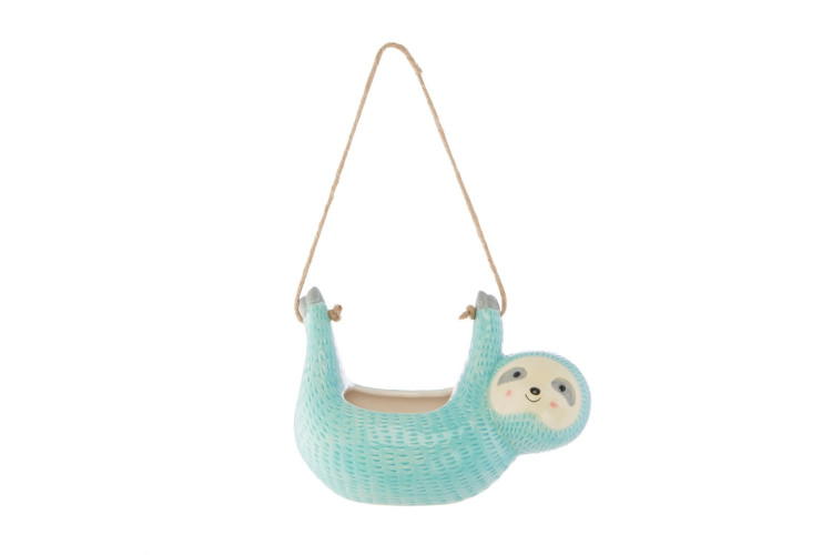 Sass & Belle Seymour Sloth Hanging Planter