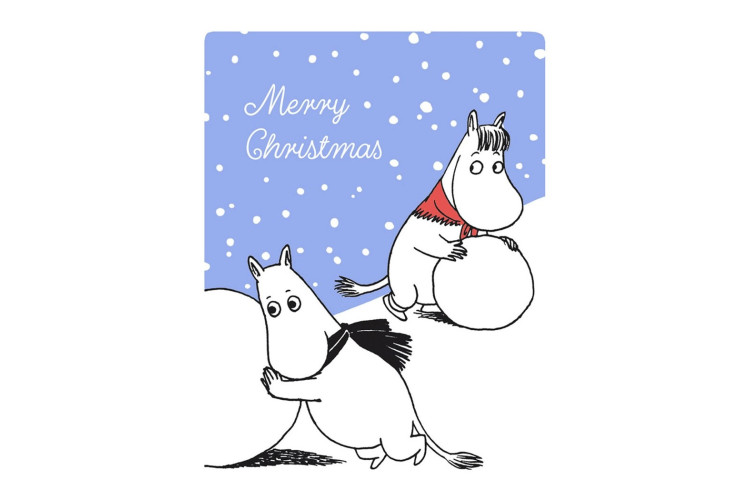Snowball Rolling Moomin