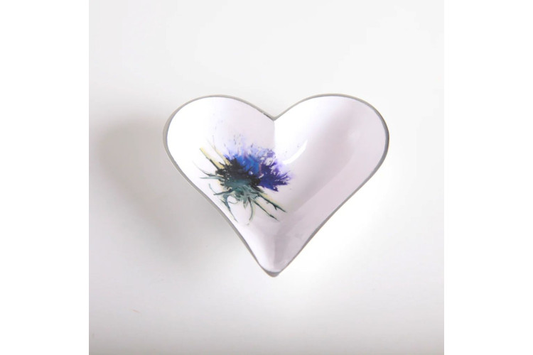 Thistle heart shaped dish