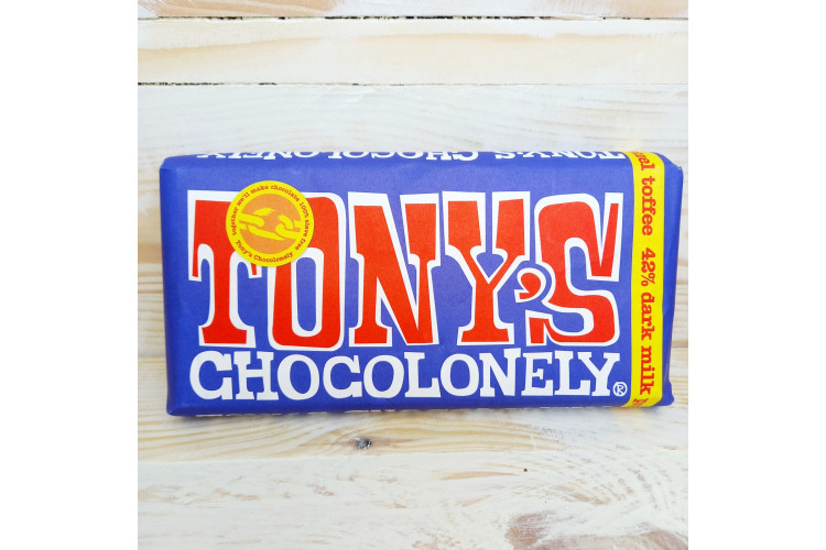 Tony's Chocolonely 42% Dark Milk Pretzel Toffee