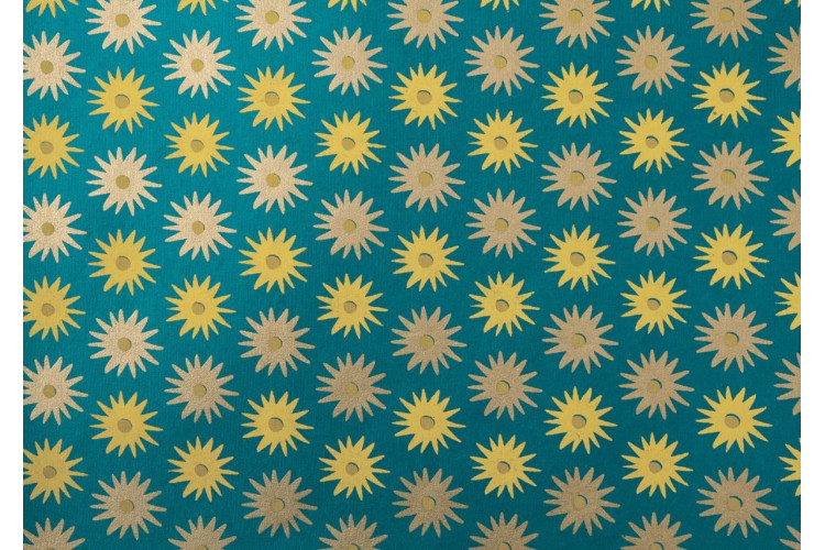 Winter's Bloom Screen Printed Wrapping Paper