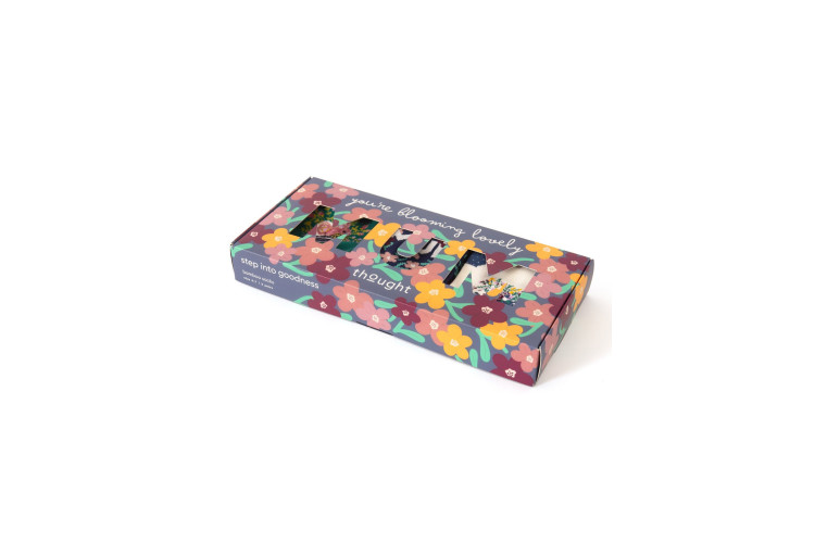 You Are Blooming Lovely Mum Gift Bamboo Box Of 3 Socks