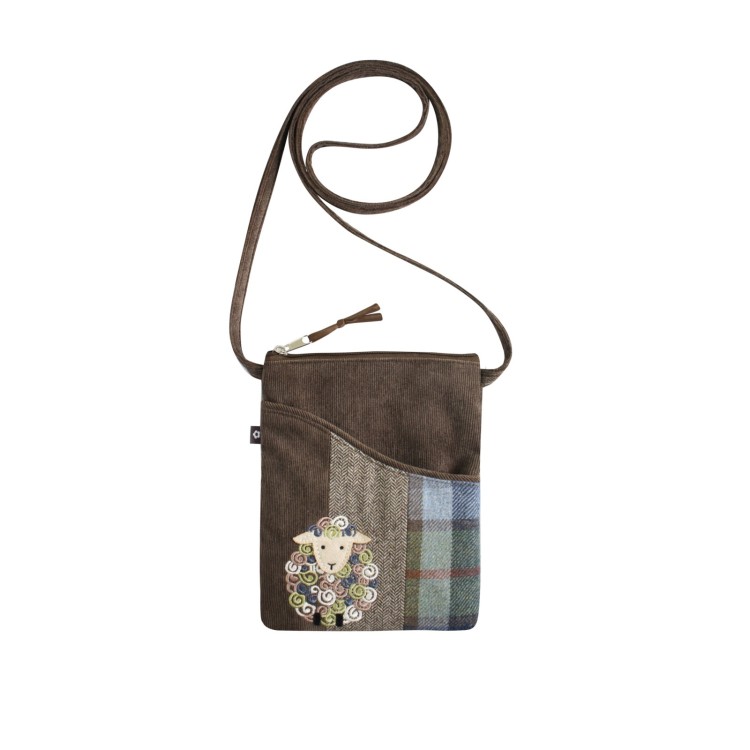 Earth Squared Applique Sling Bag